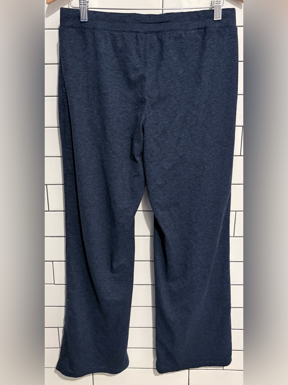 Quince Flowknit Wide Leg Pants Navy Heather S - Picture 7 of 13